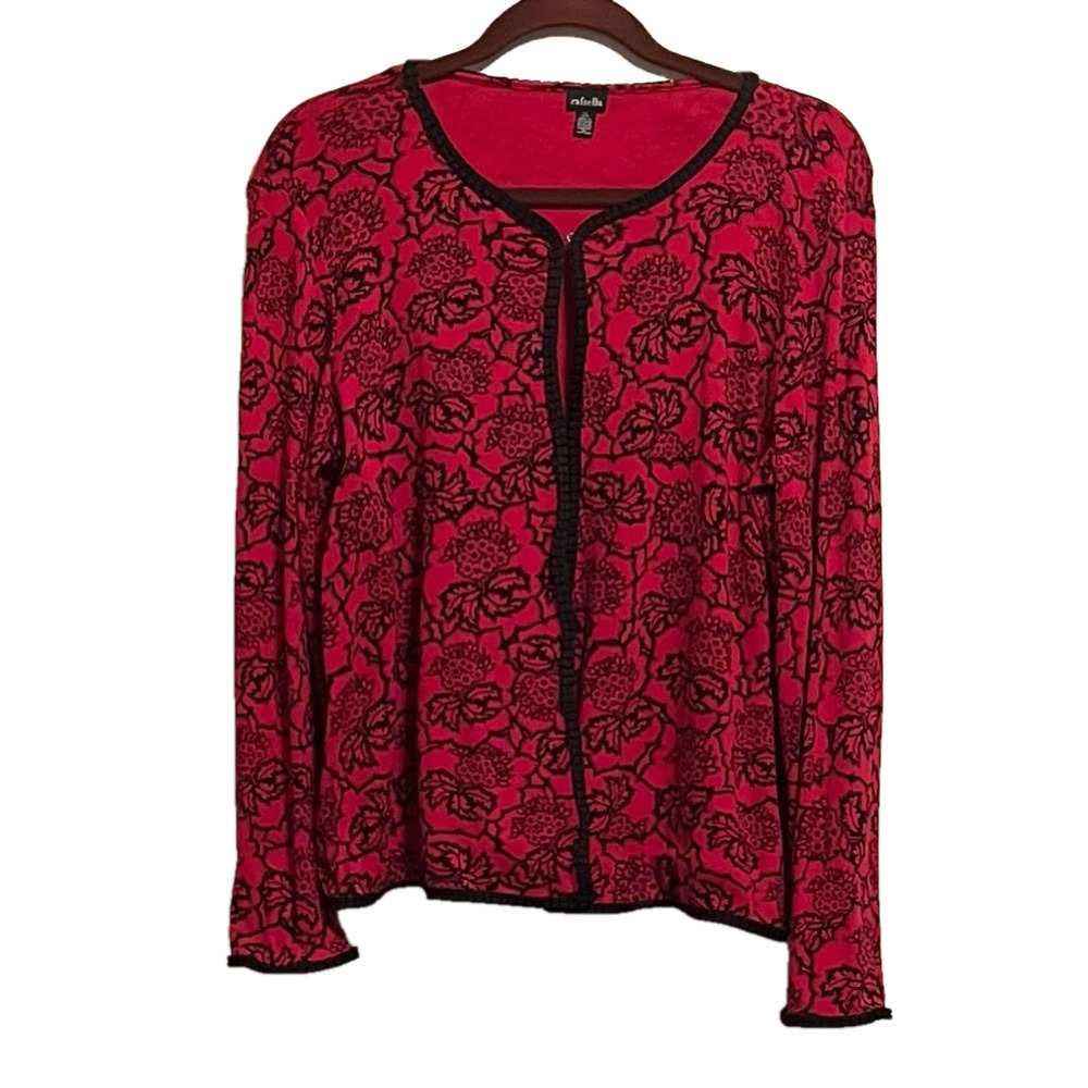 RAFAELLA~👍100% COTTON CARDIGAN~TOPPER~L~A WINNER